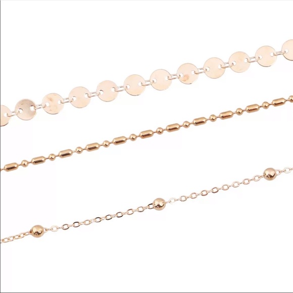• Everly • Boho Layered Coin Choker - Picture 2 of 4